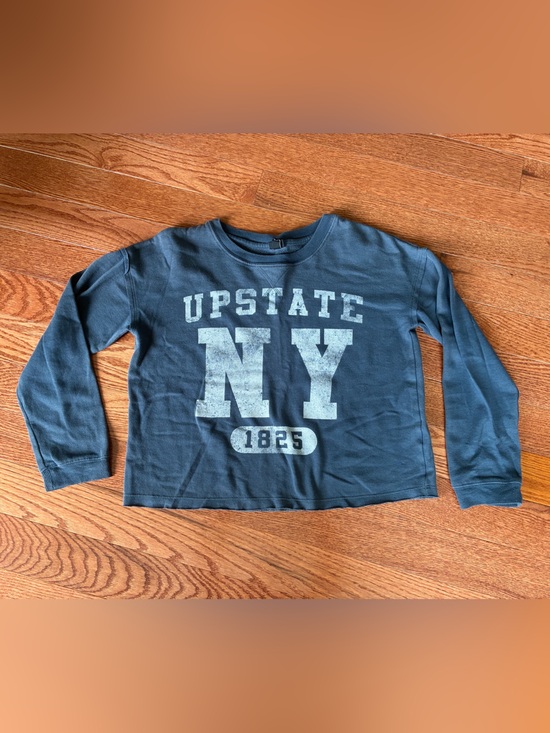 art class Other - art class Blue 'Upstate NY' Graphic crewneck sweatshirt - girls XL 14/16